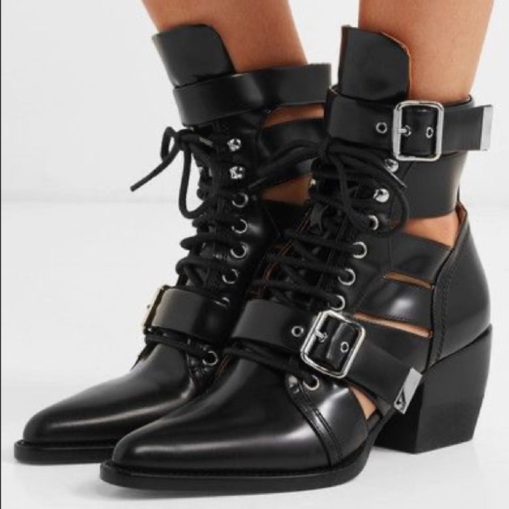 Chloe Rylee Cut Out Booties